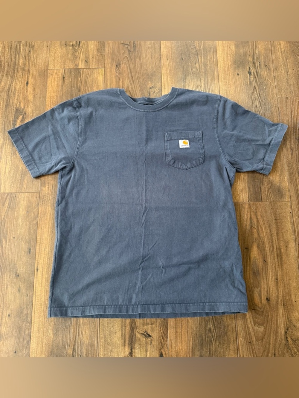 Carhartt Men's Short Sleeve Pocket T-Shirt Original Fit, Gray, Size M